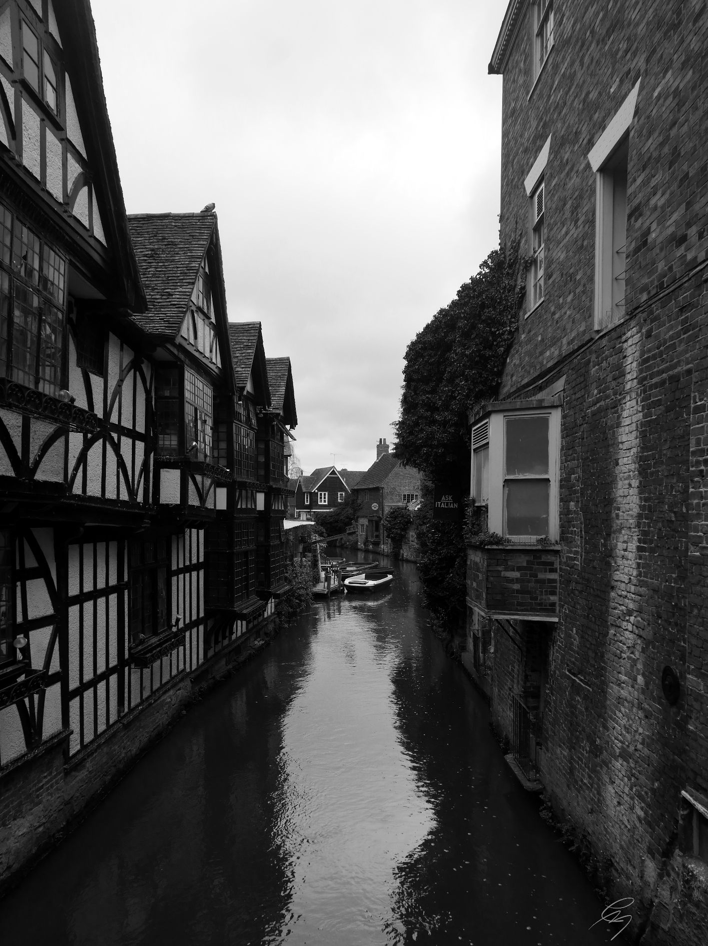 A river in Canterbury, England